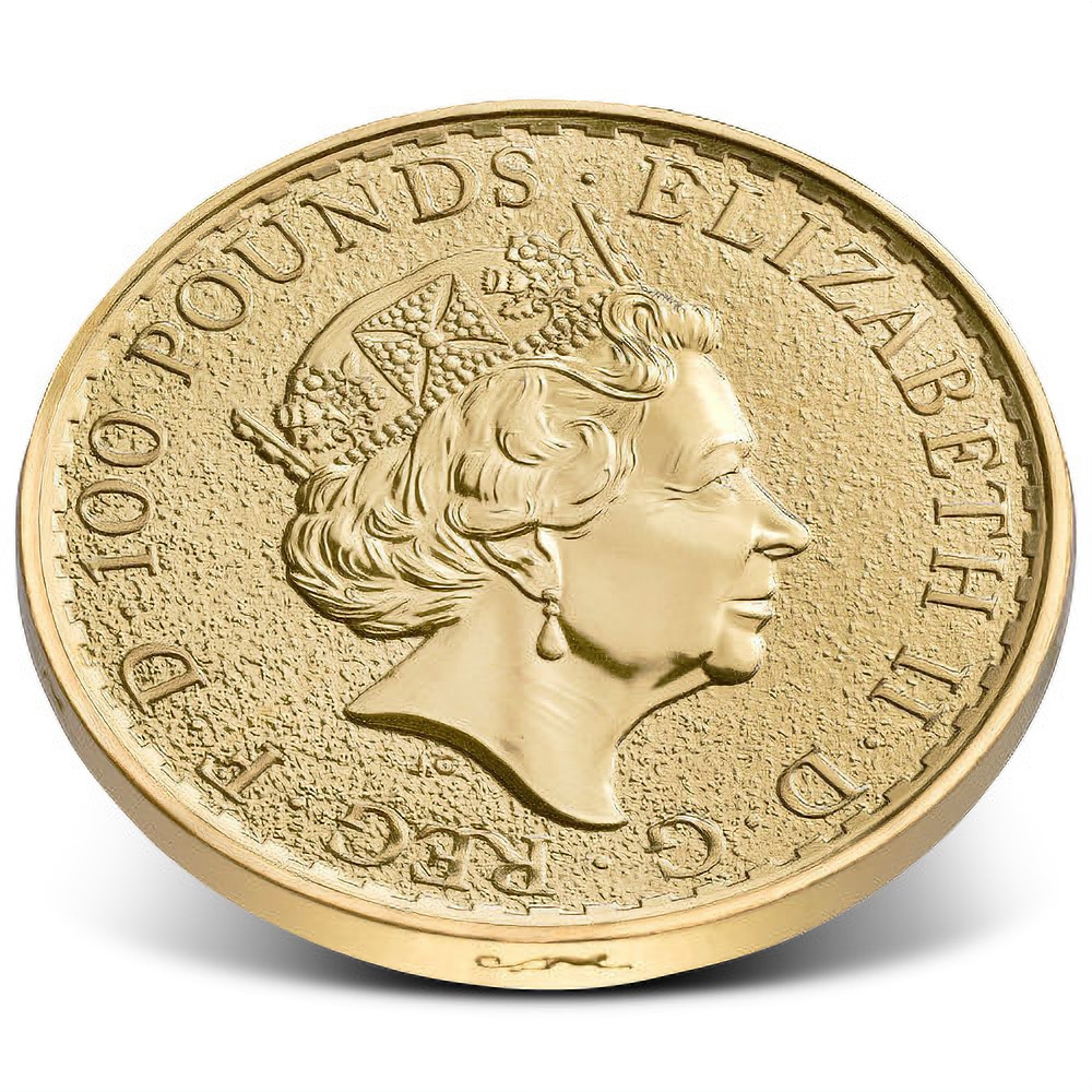 2016 1 oz British Gold Britannia Lunar Monkey Edge Privy Coin (BU)