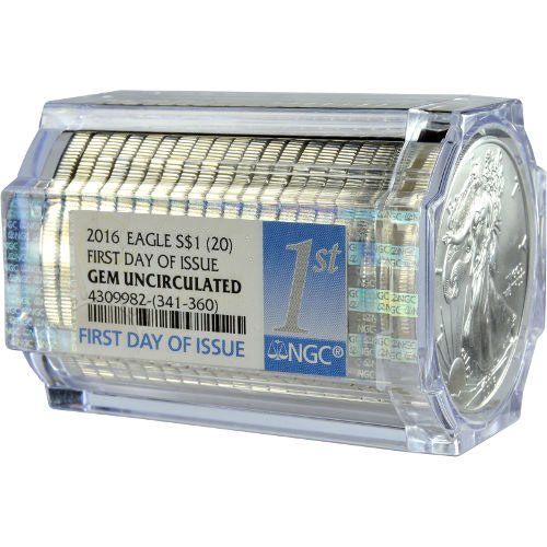 2016 American Silver Eagle NGC Gem Roll (First Day of Issue)