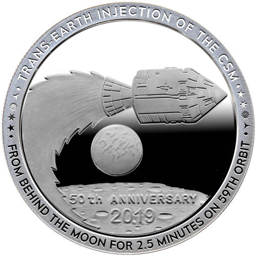 1 oz Apollo 11 Earthbound Silver Round (Proof-Like, New)