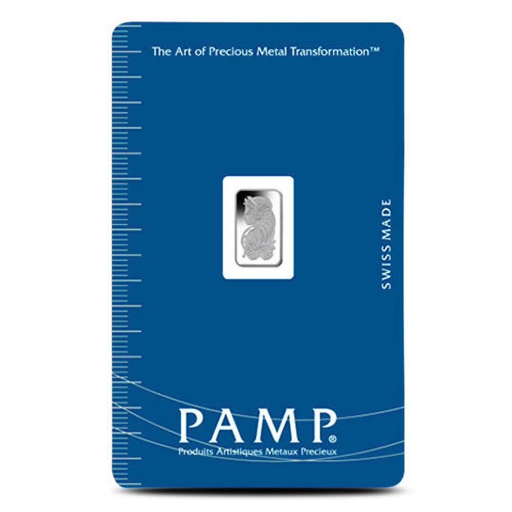 1 Gram PAMP Suisse Fortuna Palladium Bar (New w/ Assay)