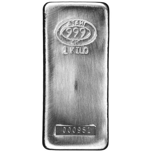 1 Kilo Asahi Silver Bar (New, SLC, Serials #1-1000)
