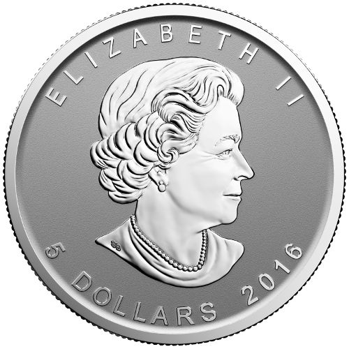2016 1 oz Canadian Silver Peregrine Falcon Reverse Proof Coin (Sealed)
