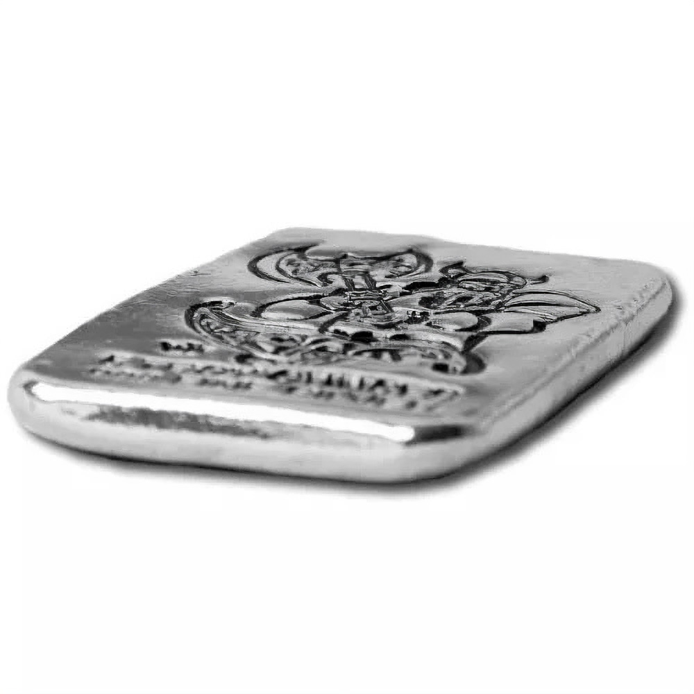 5 oz Monarch Battle Axe Viking Silver Bar (New)