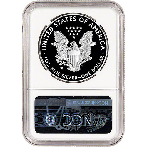 2018-W 1 oz Proof American Silver Eagle Coin NGC PF70 UCAM