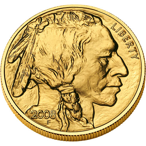 2008 1 oz American Gold Buffalo Celebration Coin (BU, Box + CoA)