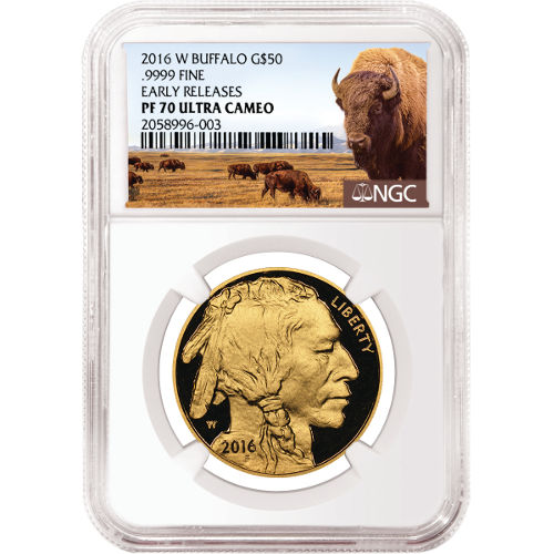 2016 1 oz Proof American Gold Buffalo Coin NGC PF70 UCAM ER