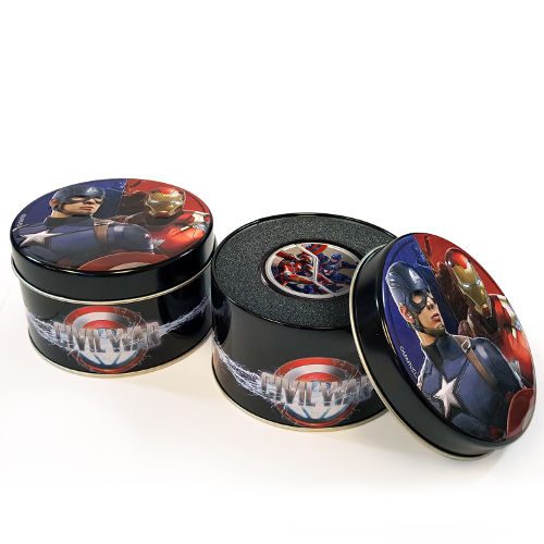 1816-2016-2-oz-Proof-Fiji-Civil-War-Captain-America-vs-Iron-Man-Silver-Coin-3.jpg 2016 2 oz Proof Fiji Civil War Captain America vs Iron Man Silver Coin