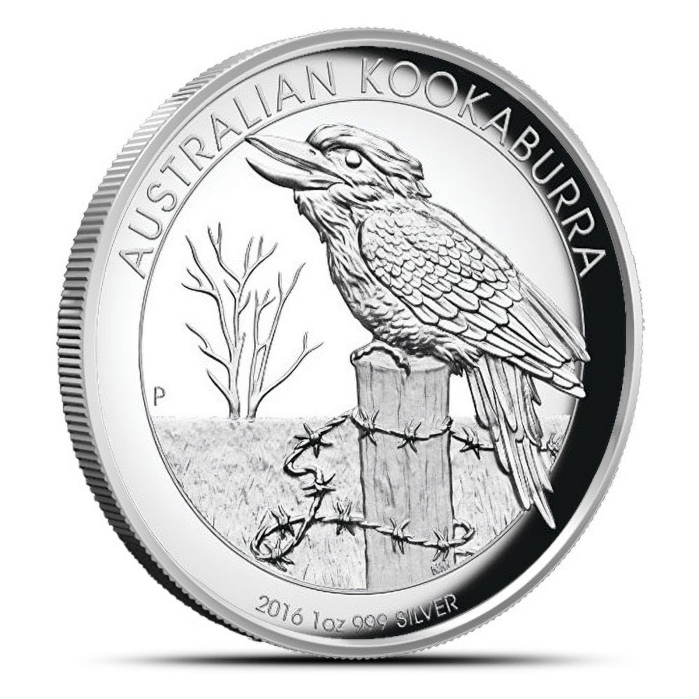 2016 1 oz Proof Australian Silver Kookaburra Coin (High Relief)