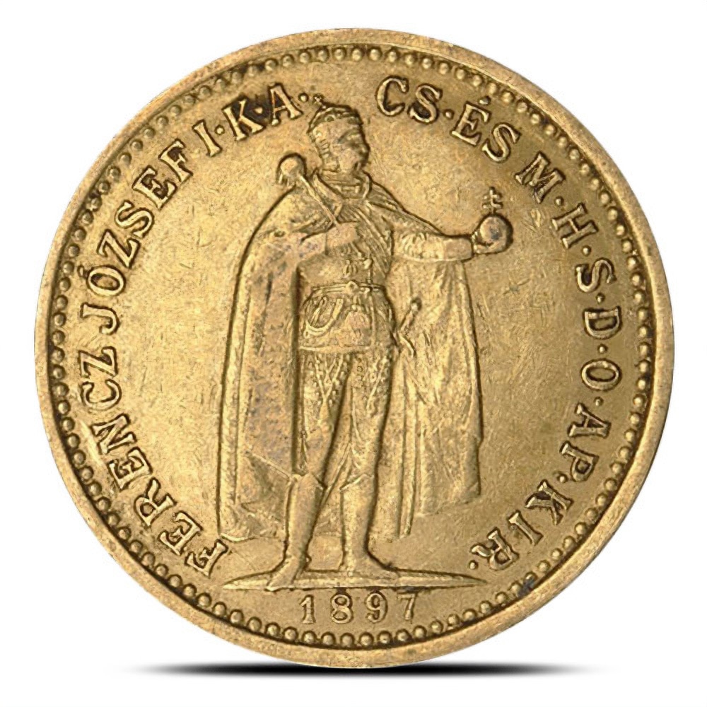 10 Korona Gold Coin (Hungary, AU)