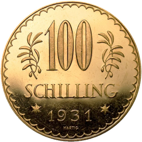 100 Schilling Austrian Gold Coin