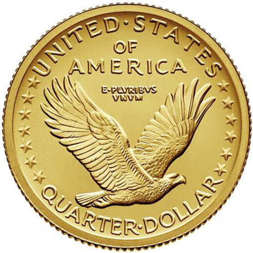 2016-W 1/4 oz American Gold Standing Liberty Quarter Coin (Box + CoA)