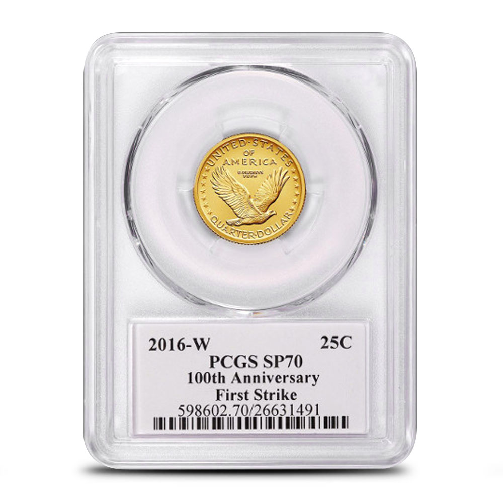 1876-2016-W-1-4-oz-Gold-Standing-Liberty-Quarter-Coin-PCGS-SP70-FS-2.jpg 2016-W 1/4 oz Gold Standing Liberty Quarter Coin PCGS SP70 FS