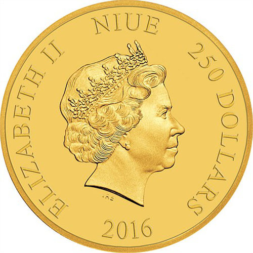 2016 1 oz Niue Mickey Mouse The Band Concert Series Gold Coin (Box + CoA)