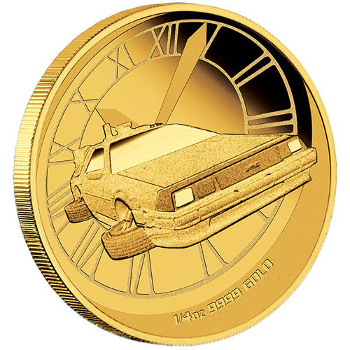 2015 1/4 oz Back to the Future Proof Gold Coin