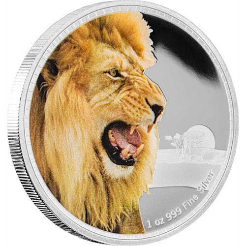 2016 1 oz Niue Silver Kings of the Continents Lion Coin (Box + CoA)