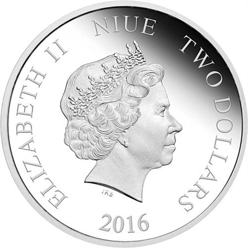 2016 1 oz Niue Silver Kings of the Continents Lion Coin (Box + CoA)
