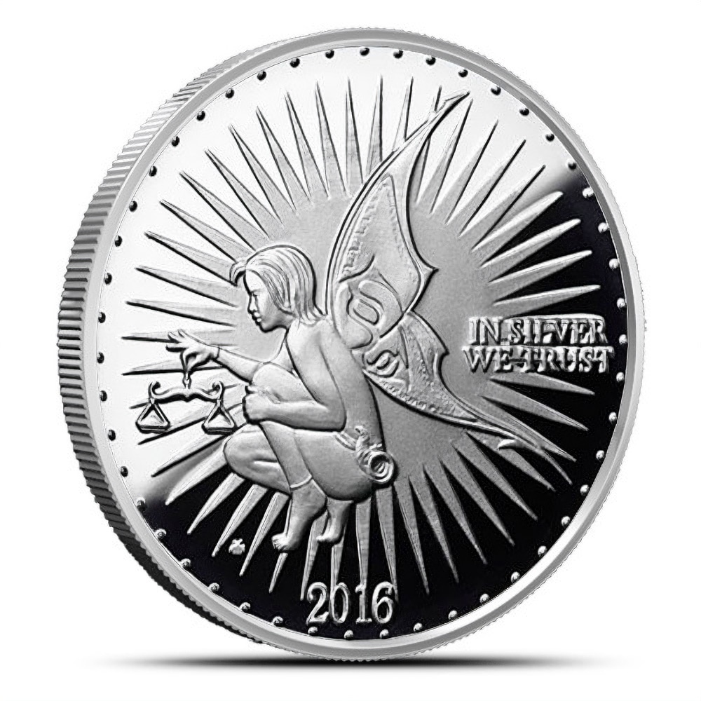 5 oz Proof Silverbug Ariana Silver Round (New w/ COA)