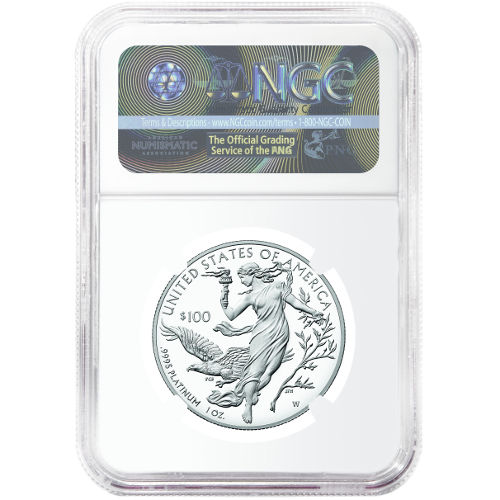 2016 1 oz American Platinum Eagle Coin NGC MS69 ER
