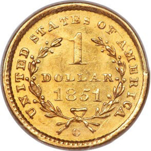 Pre-33 $1 Liberty Gold Coin (Type 1, BU)