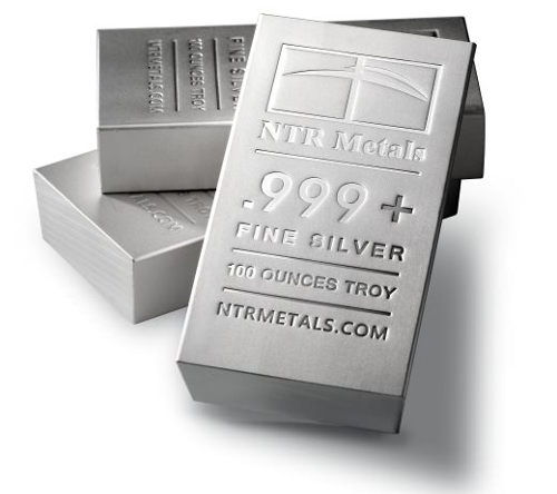 100 oz NTR Silver Bar (New)