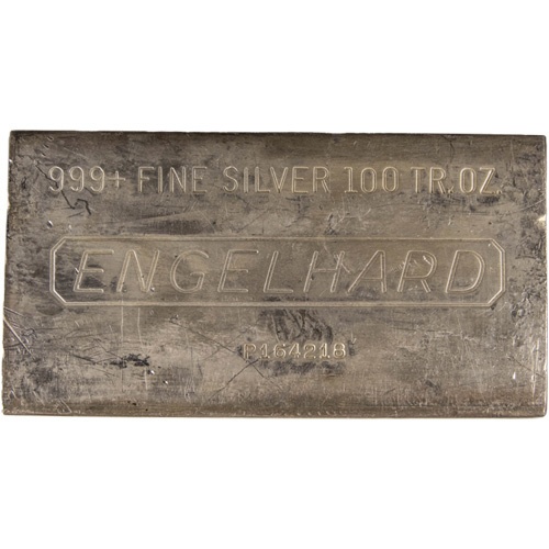 100 oz Engelhard Silver Bar (Secondary Market)