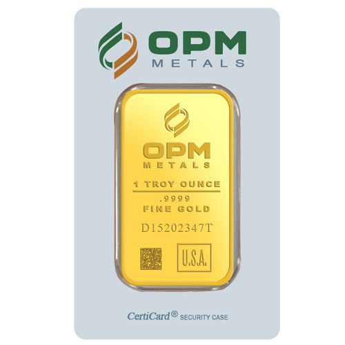 1 oz OPM Gold Bar (Varied Condition)