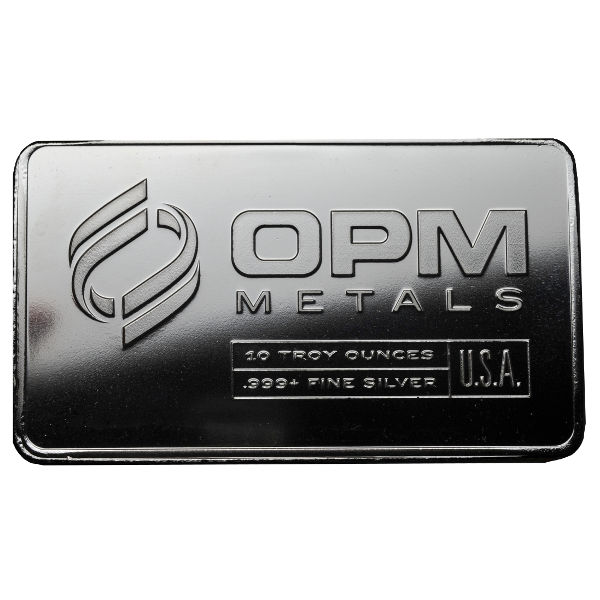 10 oz OPM Silver Bar (Varied Condition)