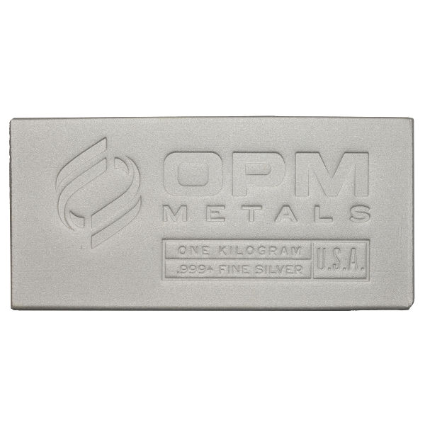 1 Kilo OPM Silver Bar (Varied Condition)