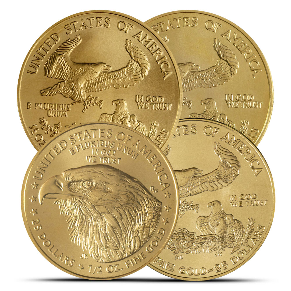 1/2 oz American Gold Eagle Coin (Random Year)