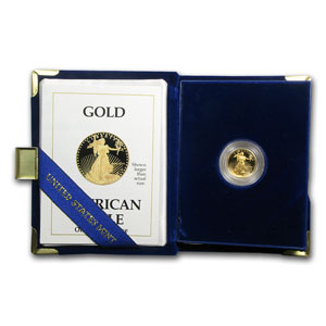 Proof 2012 1/10 oz American Gold Eagle Coin (Box + CoA)