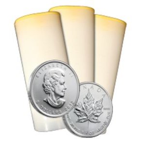 2013 Canadian Silver Maple Leaf (Tube of 25 Coins)