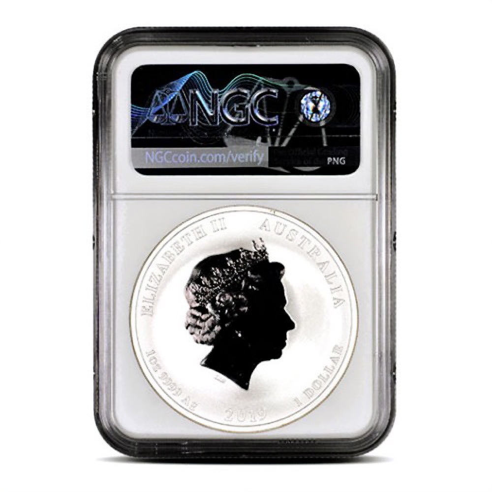 2019 1 oz Australian Silver Lunar Pig Coin NGC MS69
