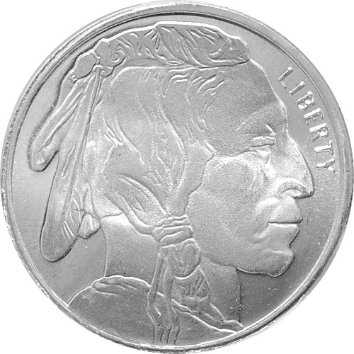 1/2 oz HM Buffalo Silver Round (New)