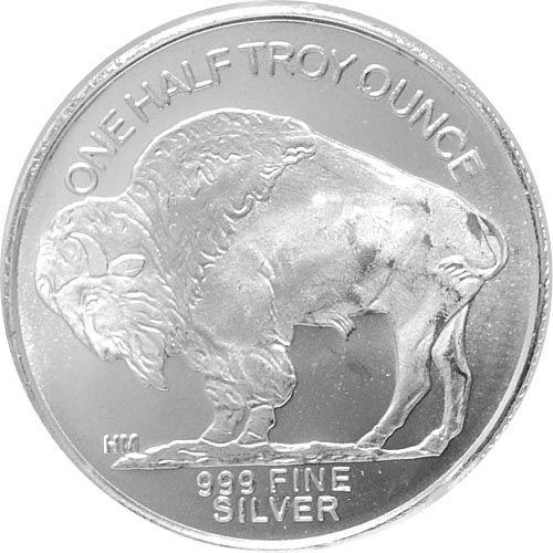 1/2 oz HM Buffalo Silver Round (New)