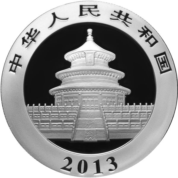 2013 1 oz Chinese Silver Panda Coin (BU)