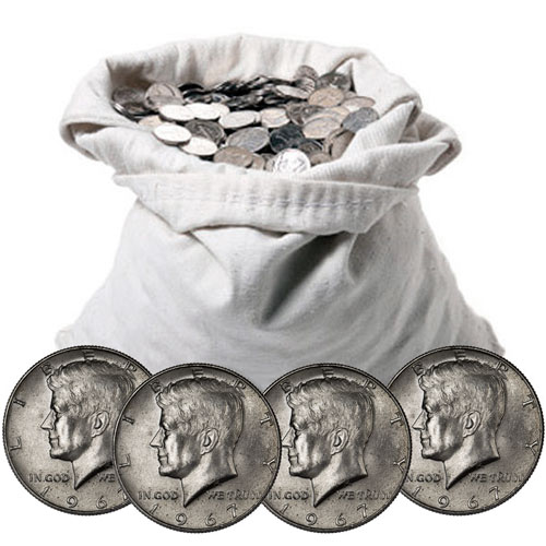 40% Silver Kennedy Half Dollars ($1,000 FV, Circulated)