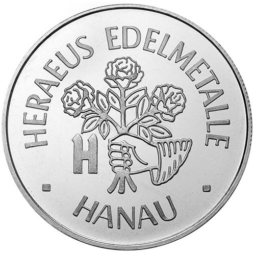 1 oz Heraeus Silver Round (New)