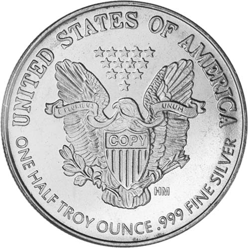 1/2 oz HM Walking Liberty Silver Round (New)