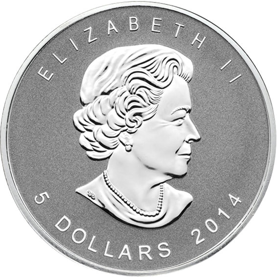 2014 1 oz Lunar Horse Privy Canadian Silver Maple Leaf Coin (BU)