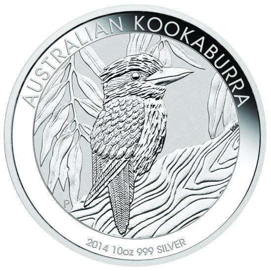 2014 10 oz Australian Silver Kookaburra Coin (BU)