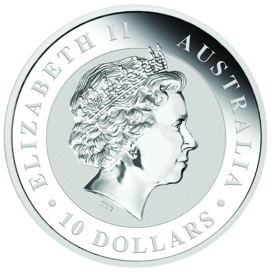 2014 10 oz Australian Silver Kookaburra Coin (BU)