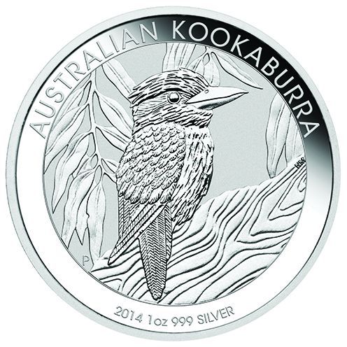 2014 1 oz Australian Silver Kookaburra Coin (BU)