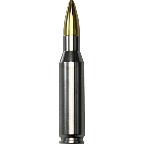 2 oz Rhodium and Gold Plated Silver Bullet (.308 Caliber, New)