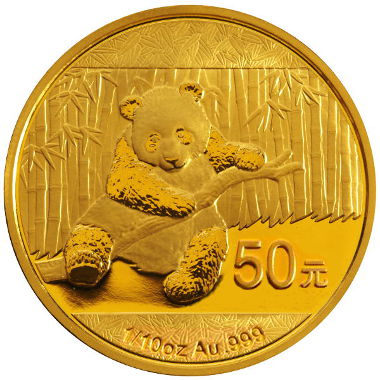 2014 1/10 oz Chinese Gold Panda (BU)