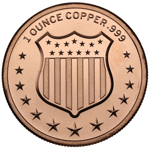 1 oz The American Bison Copper Round (New)