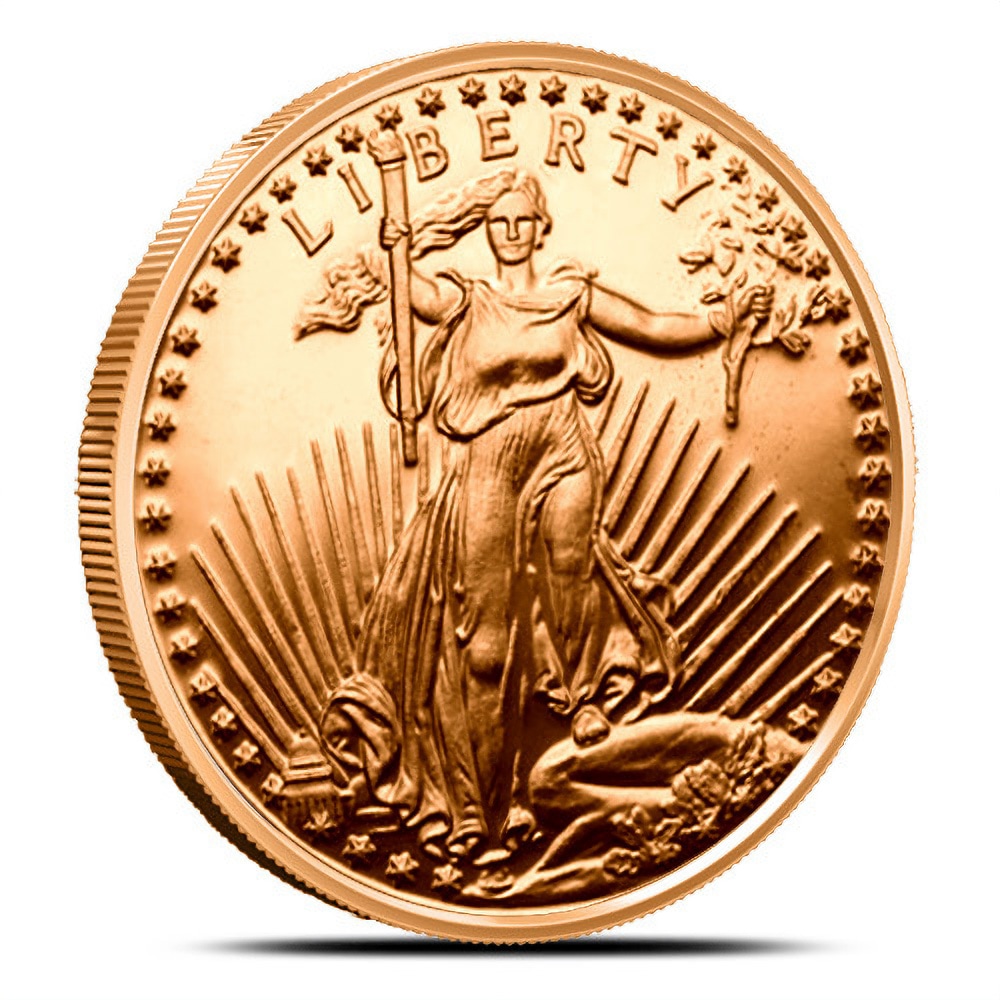1 oz Saint Gaudens Copper Round (New)