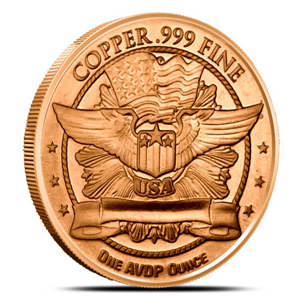 1 oz Indian Head Copper Round (New)