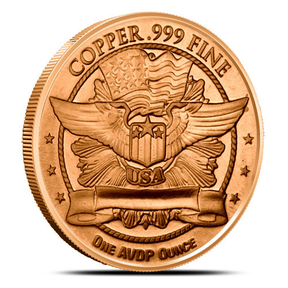1 oz Panda Copper Round (New)