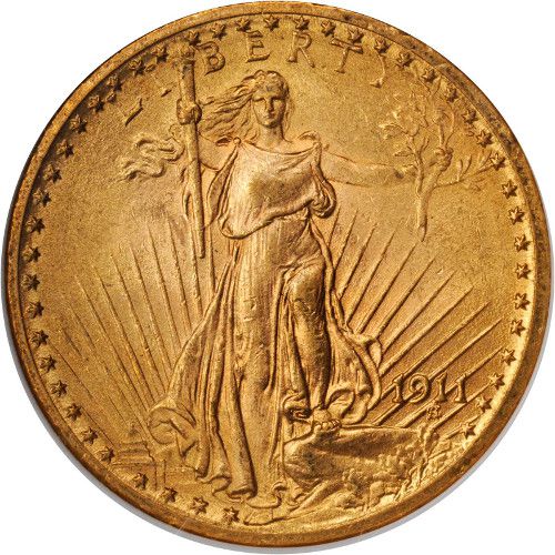 Pre-33 $20 Saint Gaudens Gold Double Eagle (VF)