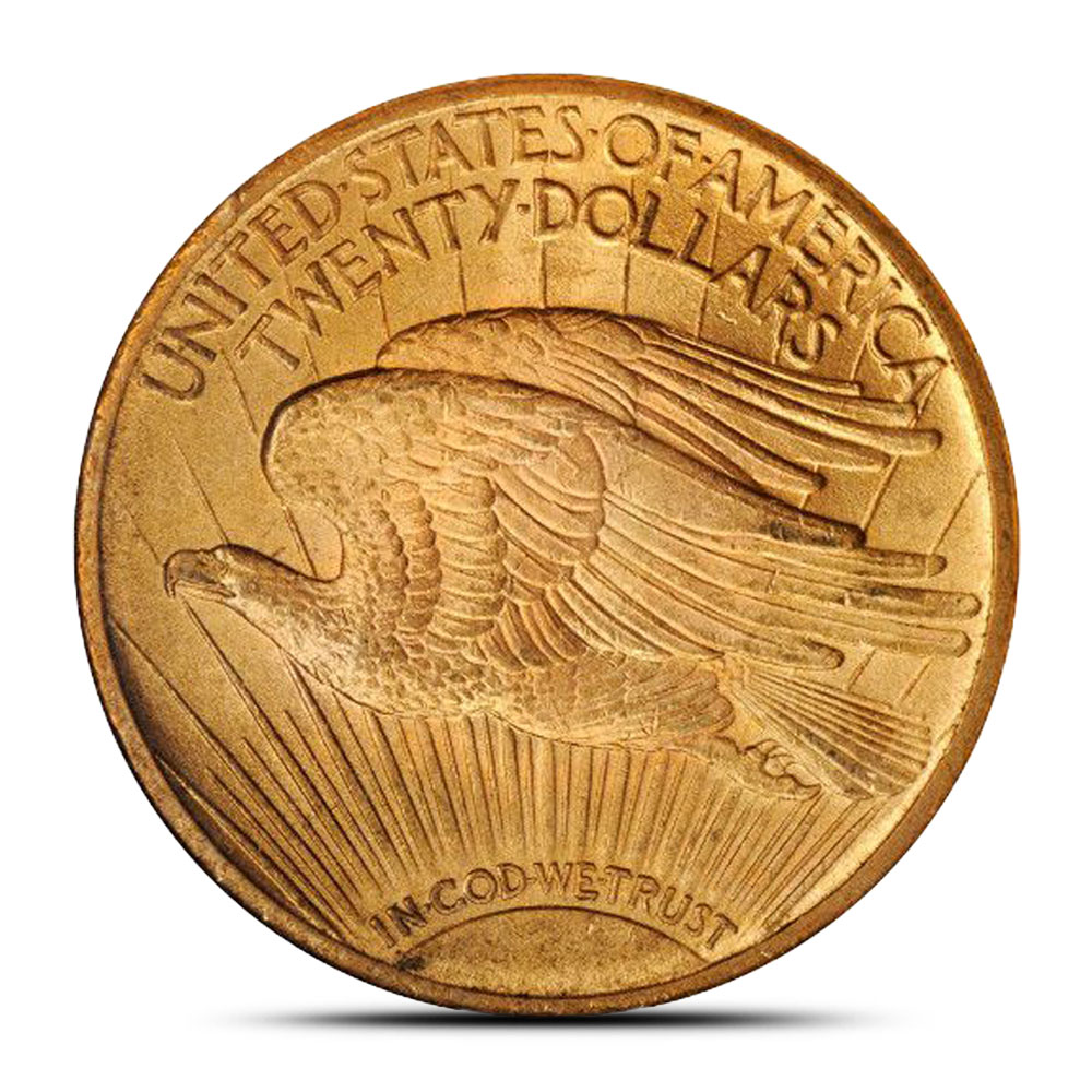 Pre-33 $20 Saint Gaudens Gold Double Eagle Coin (XF)
